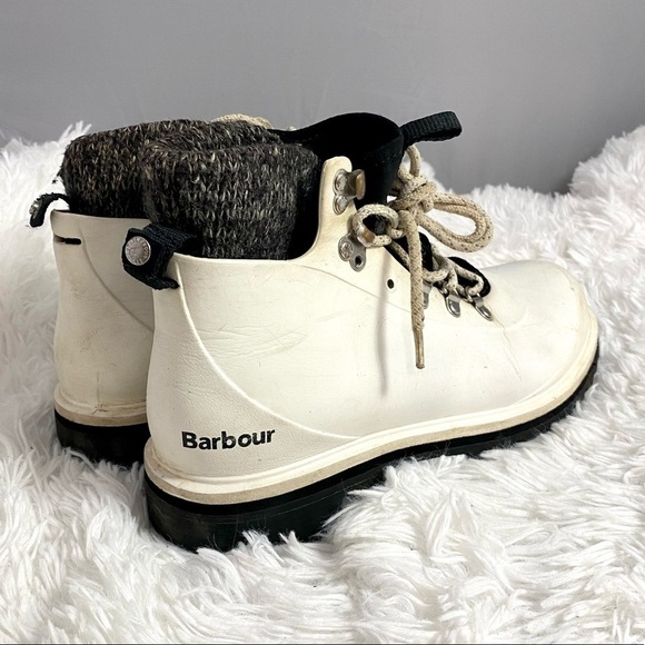 barbour White zed hiker boots size 8 - Picture 10 of 11